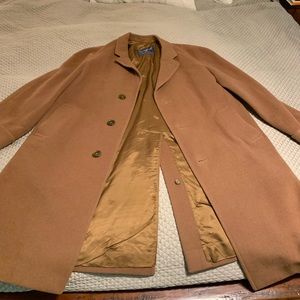 Burberry Men’s Wool Camel Hair Coat